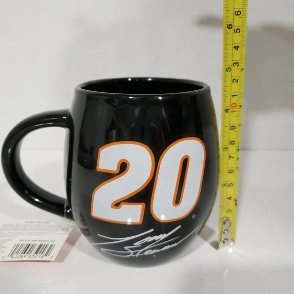 NWT,Nascar Racing #20 Tony Stuart Black Signature Coffee Mug. - Picture 8 of 8